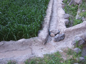 Section of a falaj at Balad Seet